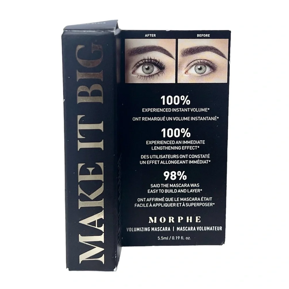 ⚡️ Morphe Make It Big Mini Volumizing Mascara in Bold Black